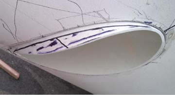 14 ponçage pour la réalisation de la forme du flasque